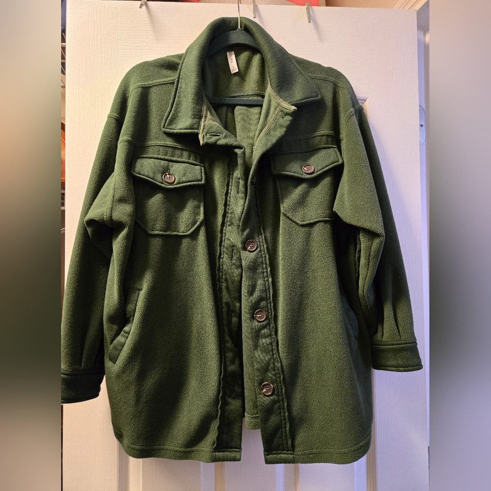 ❤️ 5 For $25 (If Under 5 Lbs) Green Shacket